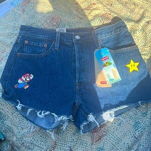 Levi’s High Wasted 501 Shorts